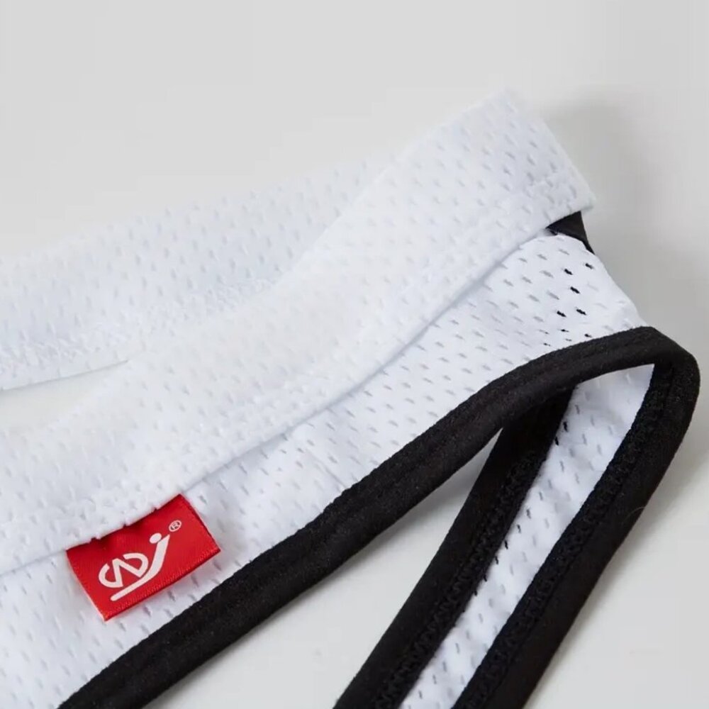 White Low Waist Mesh Jockstrap Large - Picture 5 of 8